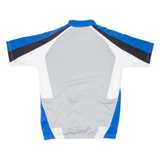 Cycling Mens Jersey Grey 1/4 Zip L