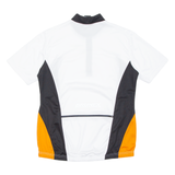 BRUNEX Cycling Mens Jersey White 1/2 Zip L