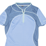 SCOTT Cycling Mens Jersey Blue 1/4 Zip S