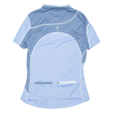 SCOTT Cycling Mens Jersey Blue 1/4 Zip S