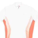 CROSSWAVE Cycling Mens Jersey Orange 1/4 Zip S