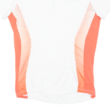 CROSSWAVE Cycling Mens Jersey Orange 1/4 Zip S