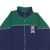 SPORTSERVICE St Leonards College Mens Windbreaker Jacket Blue Nylon 90s M