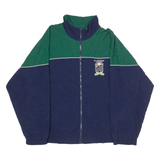 SPORTSERVICE St Leonards College Mens Windbreaker Jacket Blue Nylon 90s M