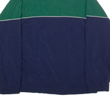 SPORTSERVICE St Leonards College Mens Windbreaker Jacket Blue Nylon 90s M