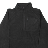STARTER Mens Fleece Black 1/2 Zip L