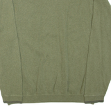 CHAPS Tall Mens Jumper Green V-Neck Tight Knit 2XL