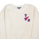 TOMMY HILFIGER Womens Fleece White M