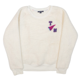 TOMMY HILFIGER Womens Fleece White M