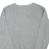 TOMMY HILFIGER Mens Jumper Grey V-Neck Tight Knit L