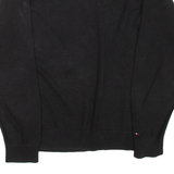 TOMMY HILFIGER Mens Jumper Black Tight Knit M