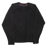 TOMMY HILFIGER Mens Jumper Black Tight Knit M