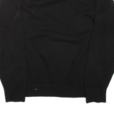 TOMMY HILFIGER Mens Jumper Black Tight Knit M