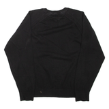 TOMMY HILFIGER Mens Jumper Black Tight Knit M