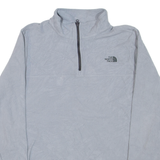 THE NORTH FACE Womens Fleece Grey 1/4 Zip L
