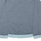 TOMMY HILFIGER Womens Patterned Jumper Blue Striped Tight Knit XL