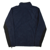 NAUTICA Mens Fleece Blue 1/4 Zip 2XL