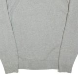 TOMMY HILFIGER Mens Jumper Grey Tight Knit L