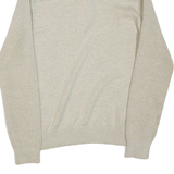 NAUTICA Mens Jumper Grey 1/4 Zip Tight Knit M