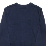 TOMMY HILFIGER Mens Jumper Blue Tight Knit M