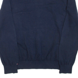 TOMMY HILFIGER Mens Jumper Blue Tight Knit M