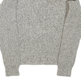 TOMMY HILFIGER Womens Heavy Knit Jumper Grey Chunky Knit M