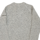 TOMMY HILFIGER Womens Heavy Knit Jumper Grey Chunky Knit M