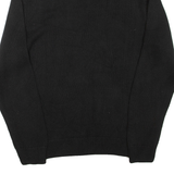 CHAPS Mens Jumper Black 1/4 Zip Tight Knit M