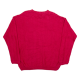 CHAPS RALPH LAUREN Mens Jumper Red Herringbone Tight Knit L