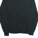 POLO RALPH LAUREN Mens Jumper Black 1/4 Zip Tight Knit M