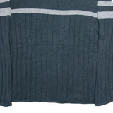 NAUTICA Mens Heavy Knit Jumper Green Tight Knit 2XL