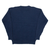 NAUTICA Mens Jumper Blue Cable Knit L