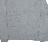 TOMMY HILFIGER Mens Jumper Grey Tight Knit L
