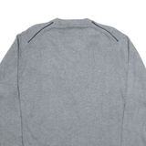 TOMMY HILFIGER Mens Jumper Grey Tight Knit L