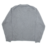 TOMMY HILFIGER Mens Jumper Grey Tight Knit L