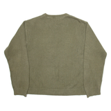 TOMMY HILFIGER Mens Jumper Green Tight Knit XL