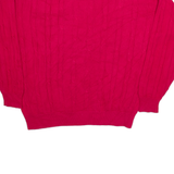 NAUTICA Mens Jumper Red Cable Knit L