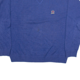 TOMMY HILFIGER Mens Jumper Blue Tight Knit XL