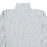 NAUTICA Mens Jumper Grey 1/4 Zip Tight Knit XL