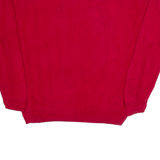 CHAPS RALPH LAUREN Mens Jumper Red Herringbone Tight Knit 2XL