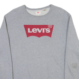 LEVI'S Mens Sweatshirt Grey Crew Neck L