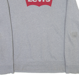 LEVI'S Mens Sweatshirt Grey Crew Neck L