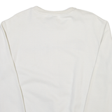 CHAMPION Mens Sweatshirt White Crew Neck M