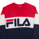 FILA Womens Sweatshirt Blue Crew Neck M