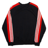 ADIDAS ORIGINALS Womens Sweatshirt Blue Crew Neck UK 8