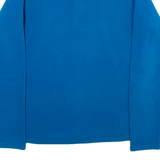 THE NORTH FACE Polartec Womens Sweatshirt Blue 1/4 Zip S