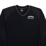 NIKE Les Schwab Bowl Mens Sweatshirt Black V-Neck L