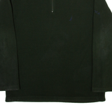 NAUTICA Mens Sweatshirt Green 1/4 Zip M
