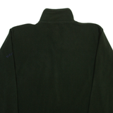 NAUTICA Mens Sweatshirt Green 1/4 Zip M