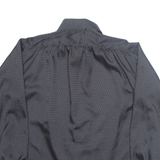 JULIETTA Womens Shirt Black Collared Long Sleeve 90s M